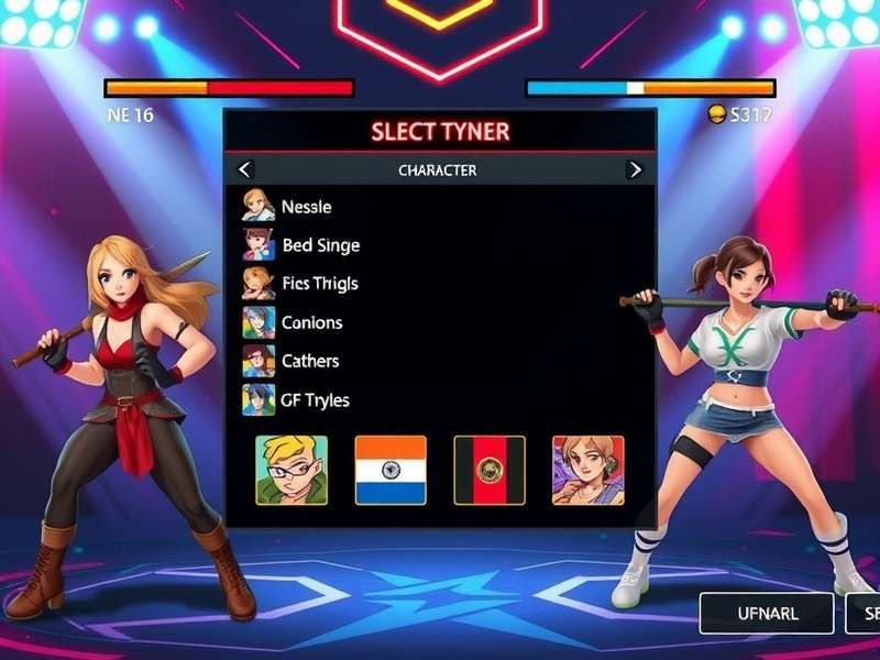 Anise Elite Showdown gameplay screenshot showing character battles